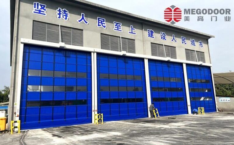 餐廚垃圾站隔味快速卷簾門縮略圖